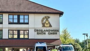 A stabbing attack at a German company kills 1 person and seriously wounds 2